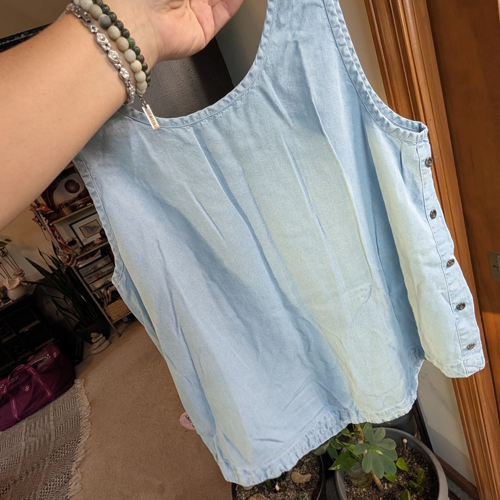 Threads 4 Thought Sky Blue Tank Top - Picture 6 of 7